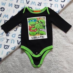 ❄️ 0-3m | Nickelodeon | TMNT "Shellfie!" Bodysuit/Onesie